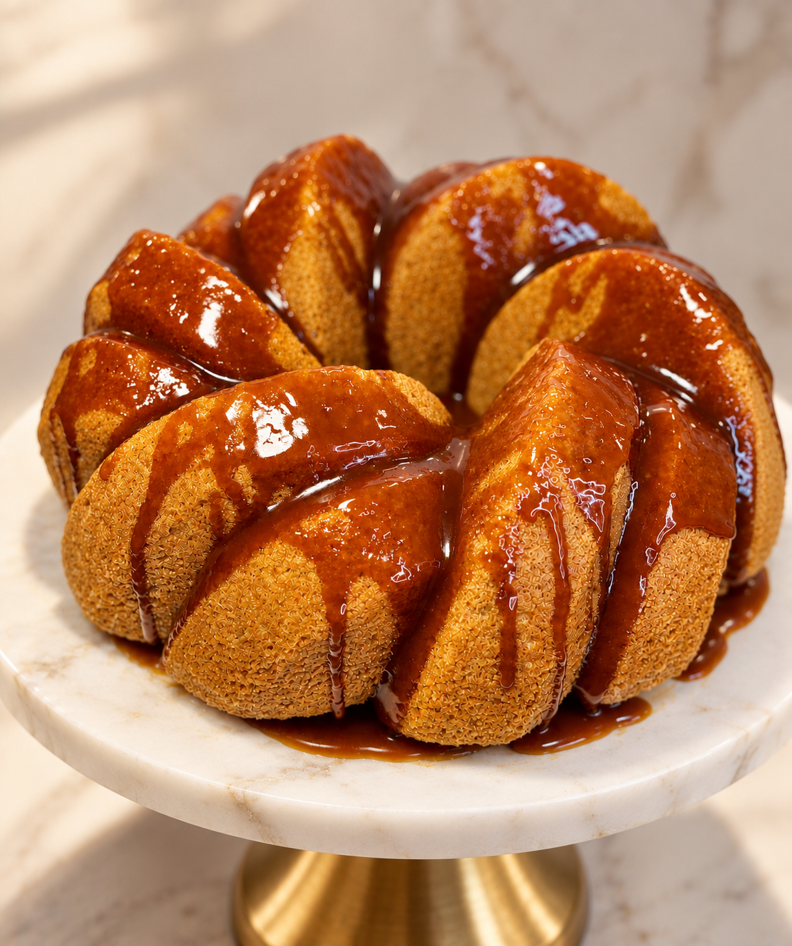 Chai Caramel Bundt Cake