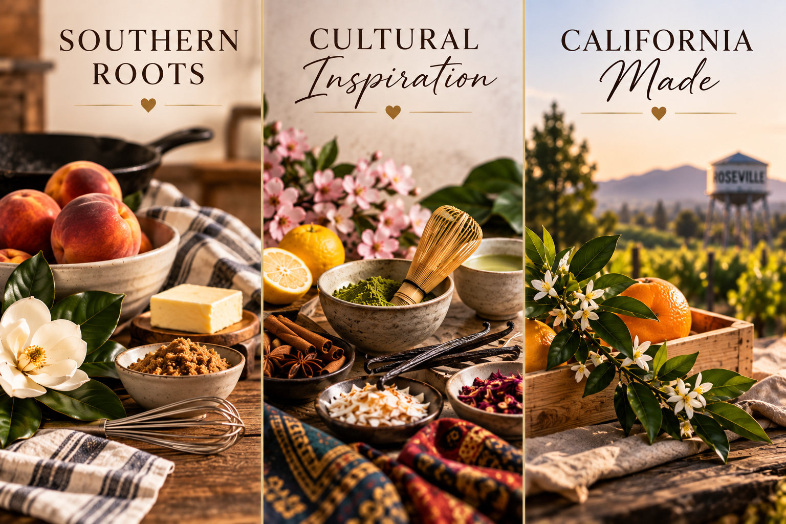 Southern roots, cultural inspiration, California made